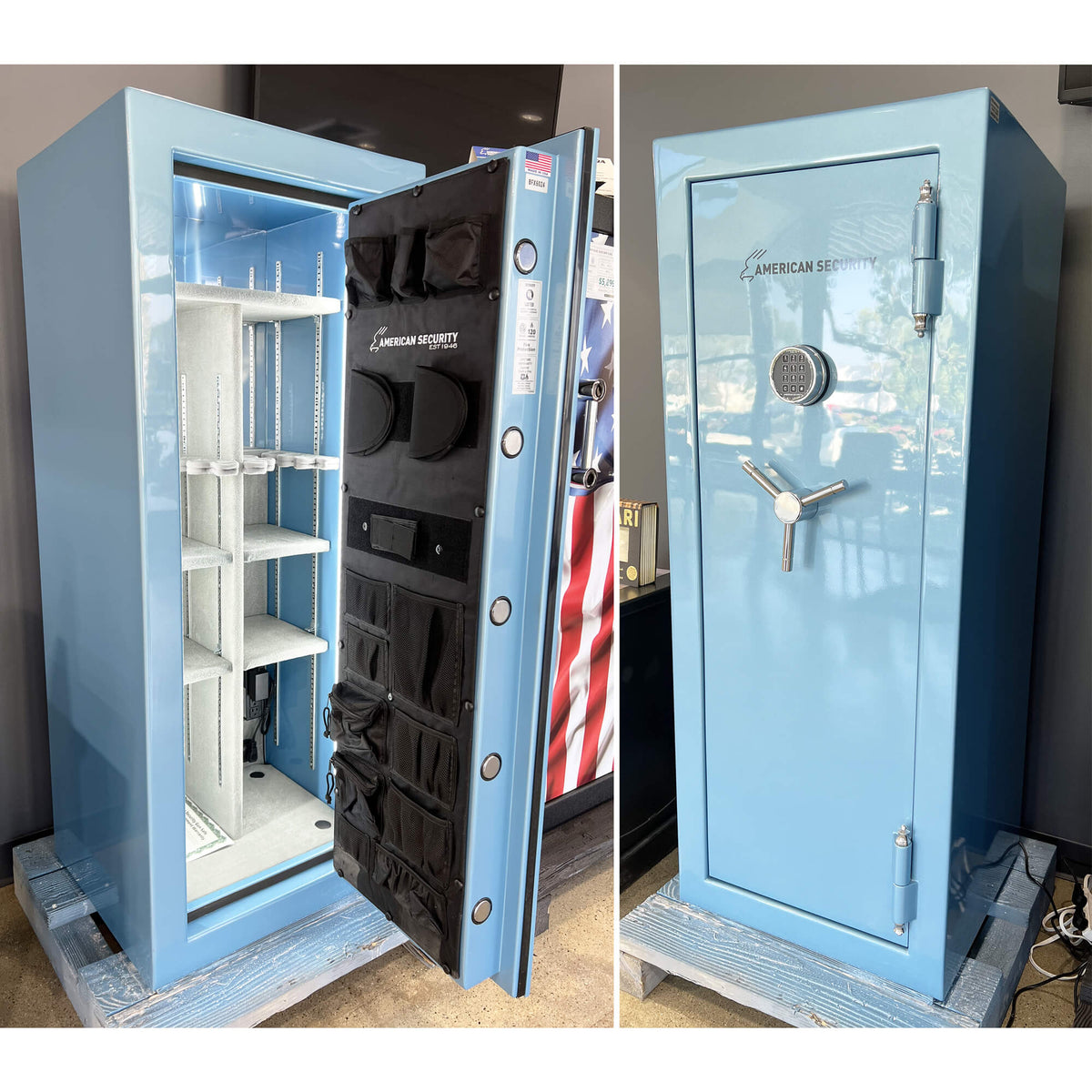 AMSEC BFX6024 BFX Gun Safe Thermal Blue Gloss - Special Order - Dean Safe 
