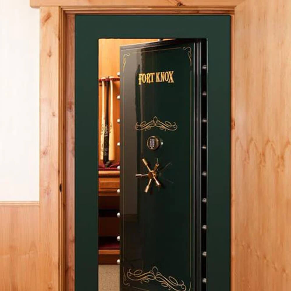 Fort Knox Vault Door Forest Green Executive In-Swing 9648 Lifestyle Image - Dean Safe 