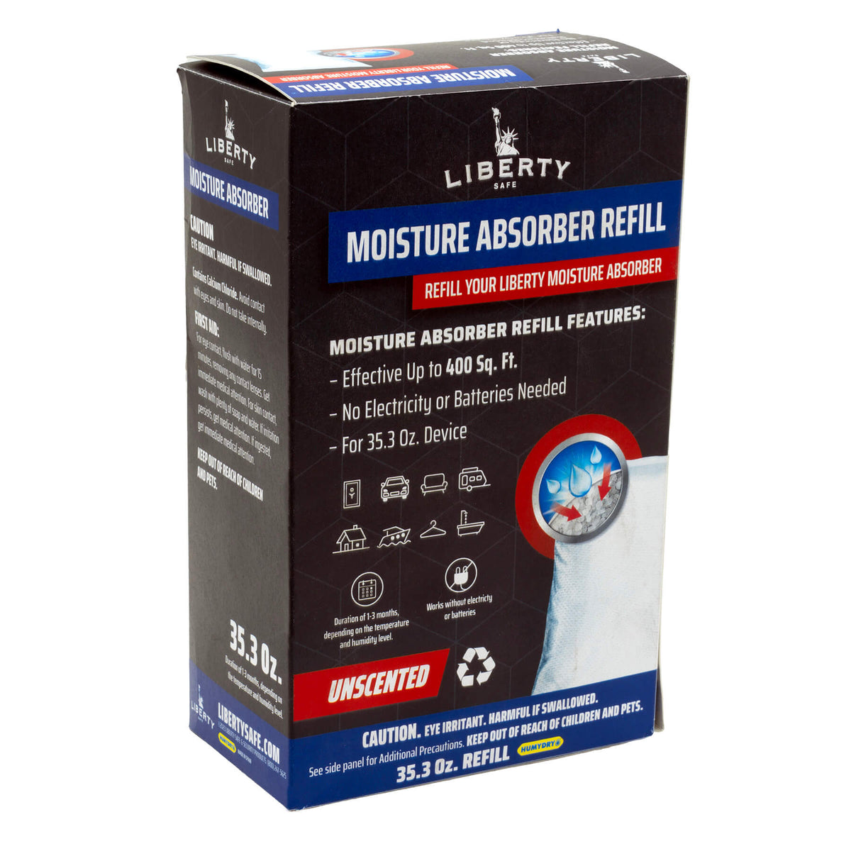 Liberty Humydry Moisture Absorber Humidity Control 35.3 oz - Dean Safe 