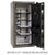 Liberty Gun Safe Colonial 23 CO23, a gray closed rifle safe with an upgraded Pro Flex modular shelving interior