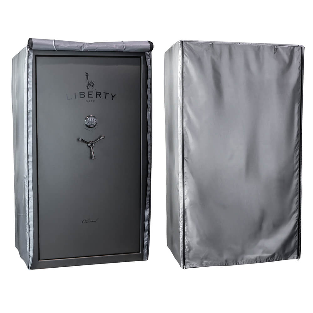 Liberty Gun Safe Cover Size: 40 Charcoal Gray Full Concealment - Dean Safe 