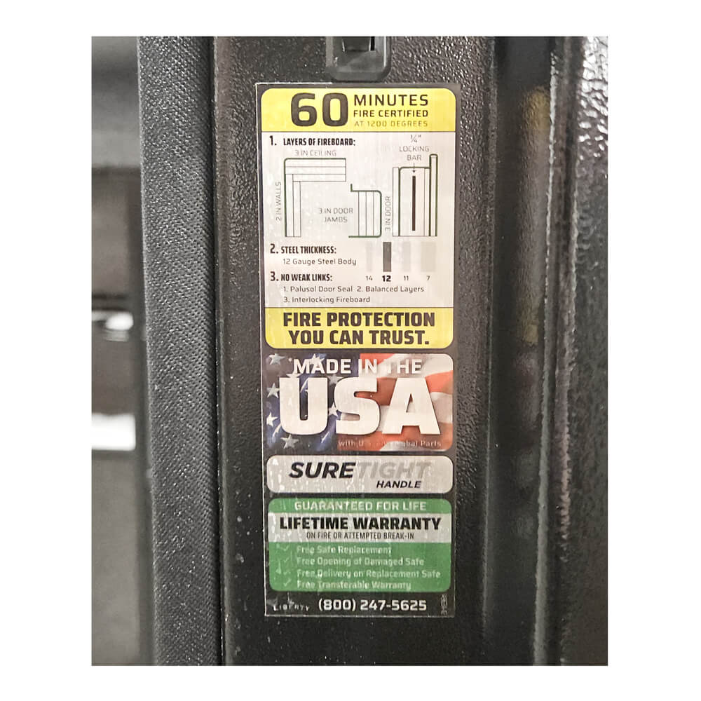 Liberty USA 36 Gun Safe Q1 2025 – Large Front Dent - Dean Safe 