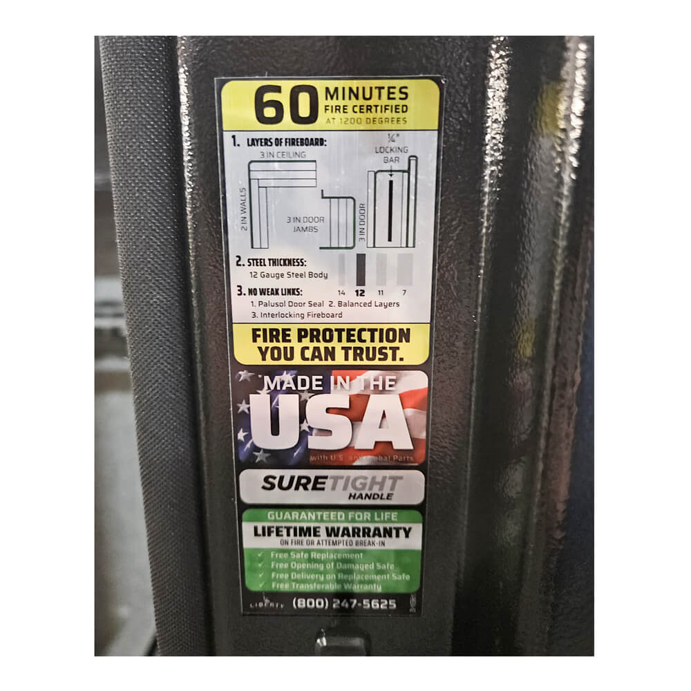 Liberty USA 30 Gun Safe from 2023 with Scratches &amp; Paint Chips - Dean Safe 