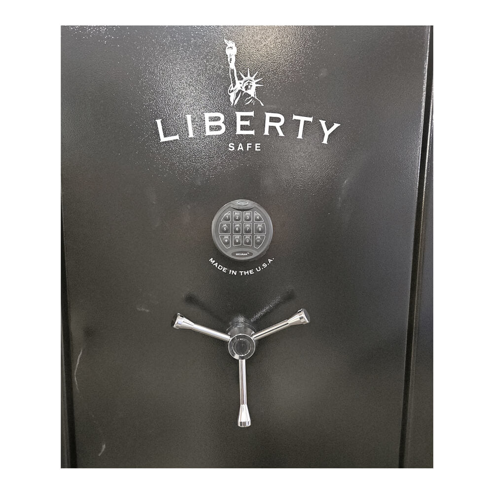 Liberty USA 30 Gun Safe from 2023 with Scratches &amp; Paint Chips - Dean Safe 