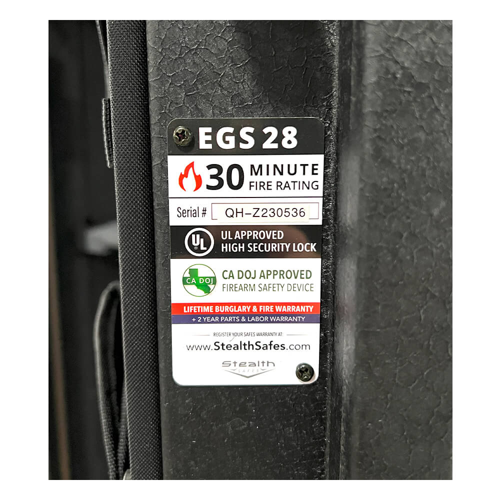 Stealth EGS28 Gun Safe No Fire Rating - Dean Safe