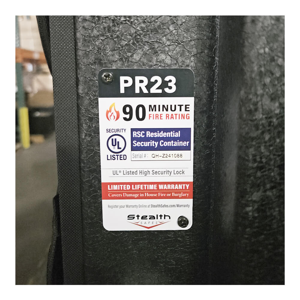 Stealth PR23 Gun Safe Freight Return - Dean Safe