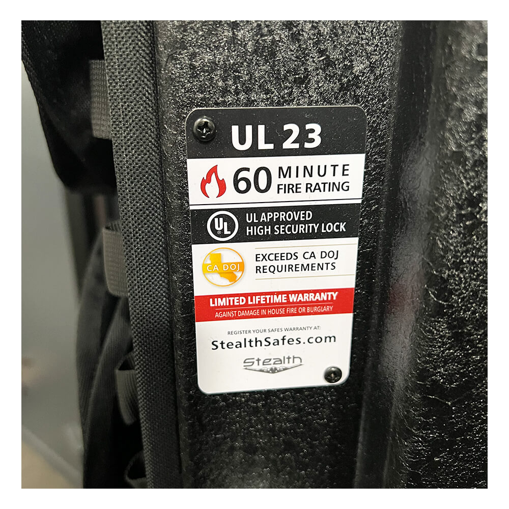 Stealth UL23 Gun Safe No Fire Protection