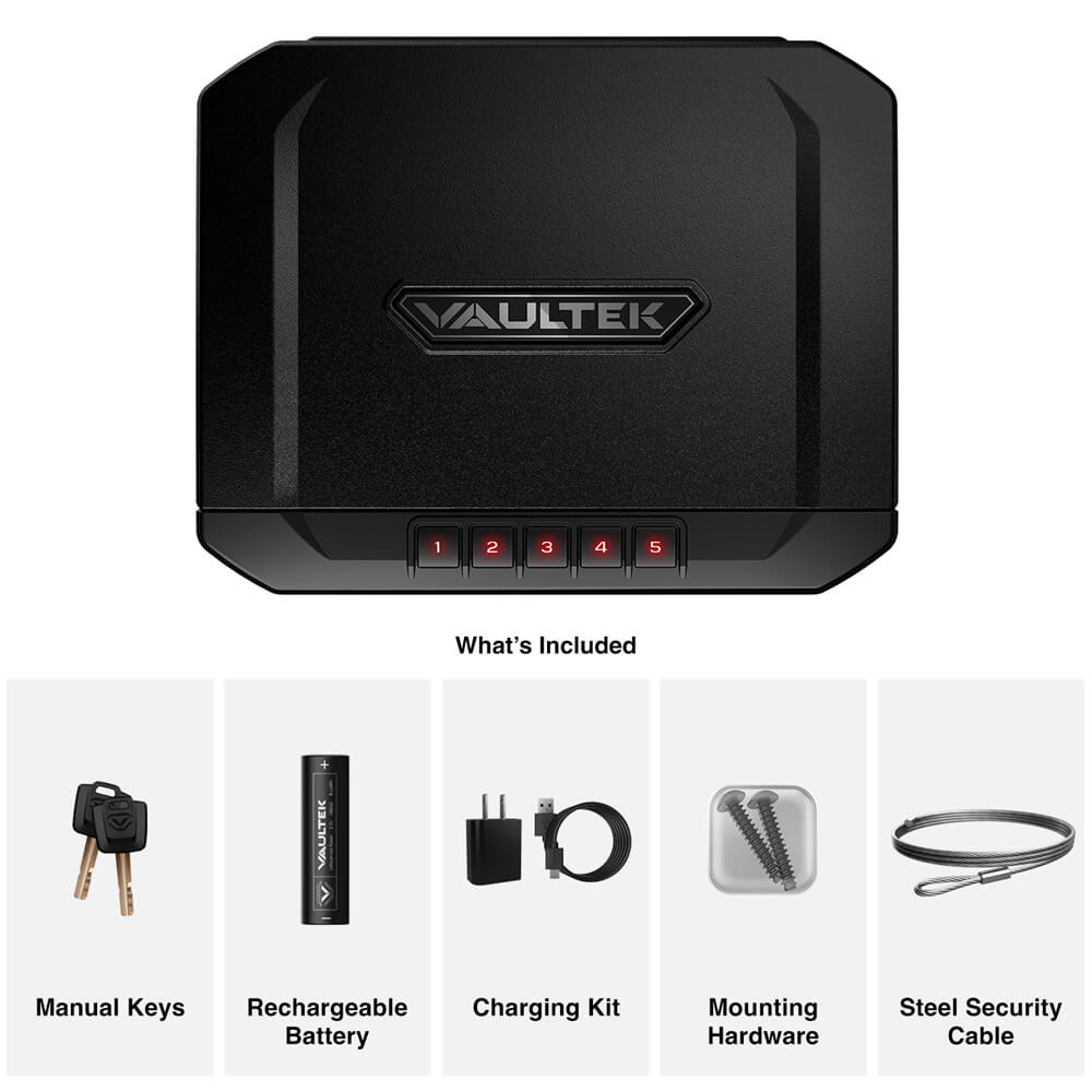Vaultek VE10 Portable Electronic Handgun Safe - Dean Safe 