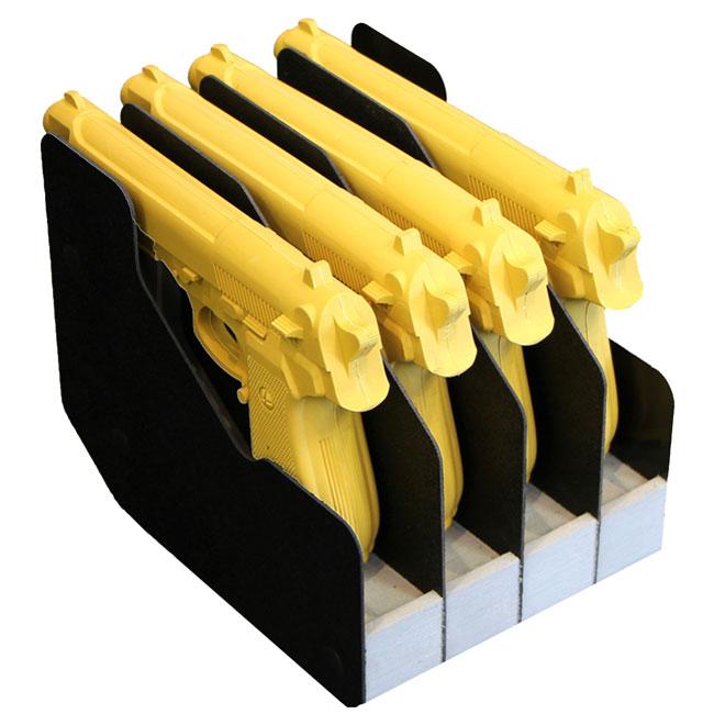 Stealth 4 Slot Handgun Rack - Dean Safe 