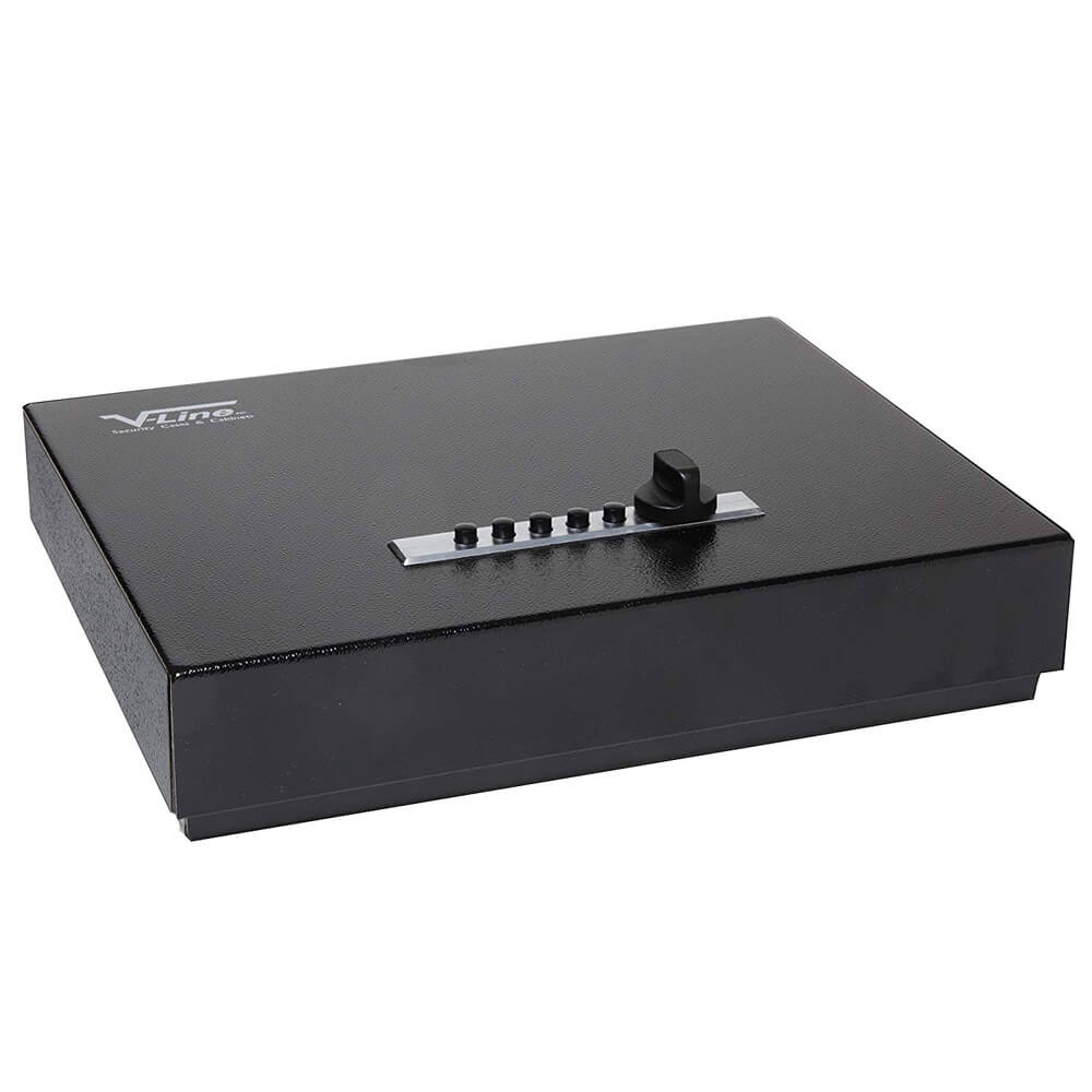 V-Line Top Draw Tactical Handgun Safe 2912-S-FBLK - Dean Safe 