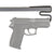 Gun Storage Solutions Back-Under Handgun Hangers - Dean Safe 