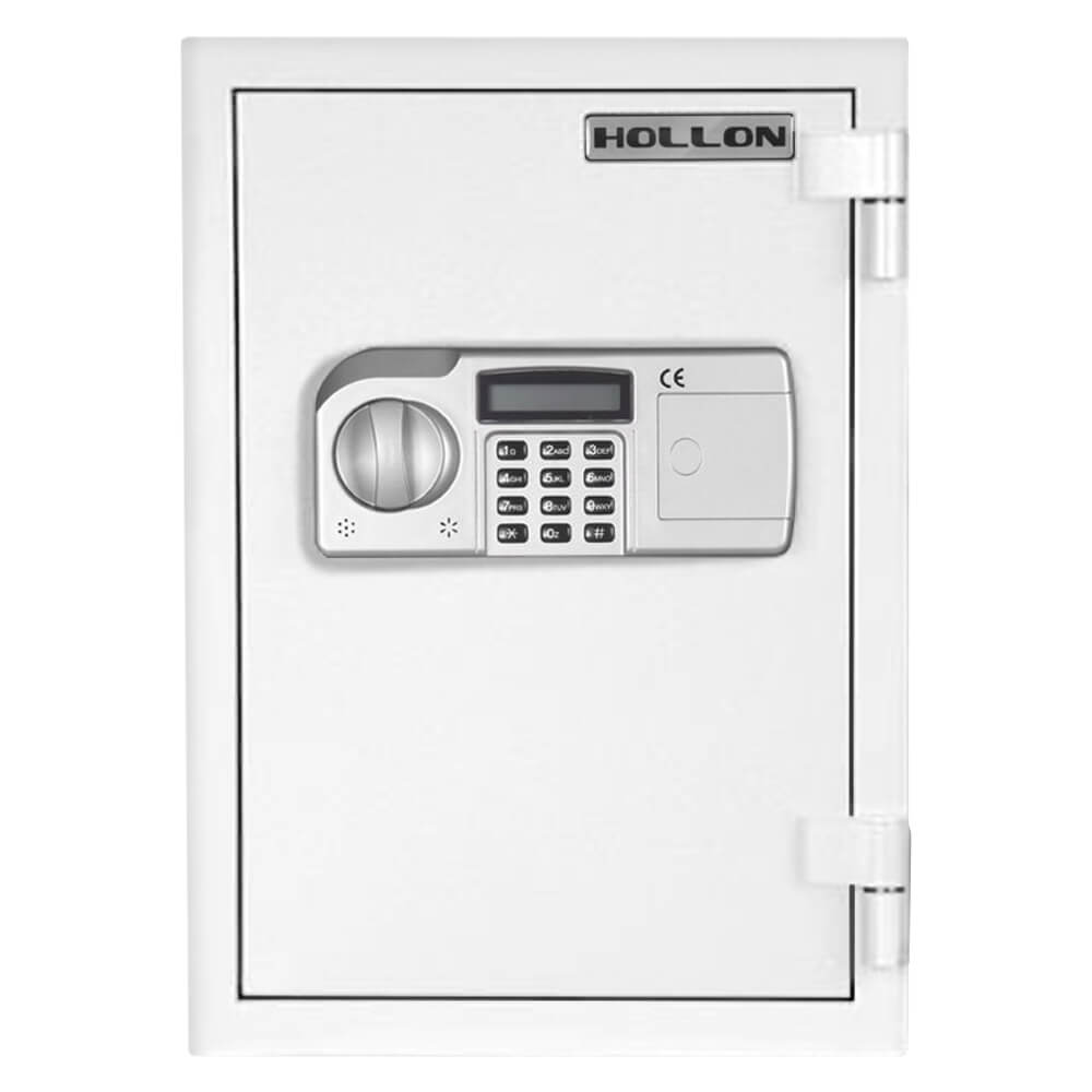 The Front of a Hollon HS-500E Home &amp; Office Fire Safe, part of the Dean Safe home safe collection