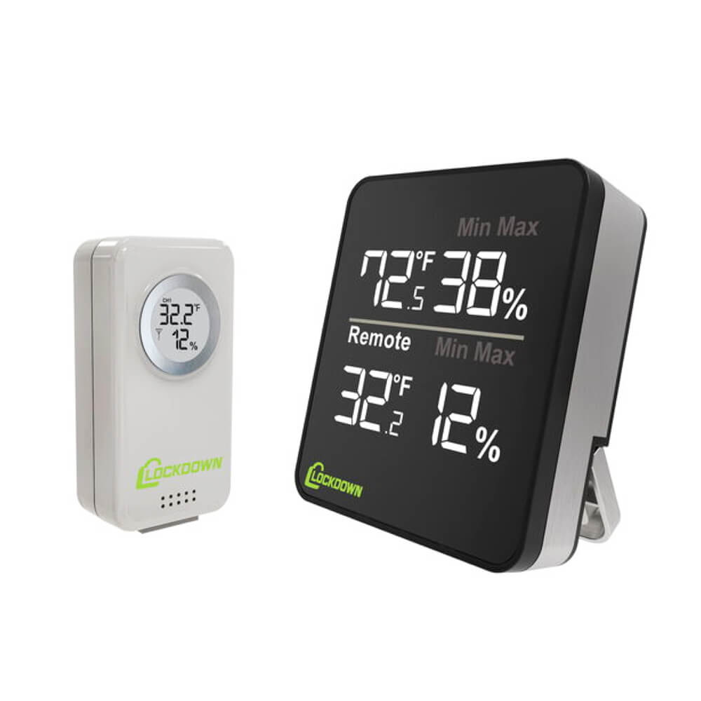 Lockdown Wireless Digital Hygrometer Wireless Safe Sensor - Dean Safe 