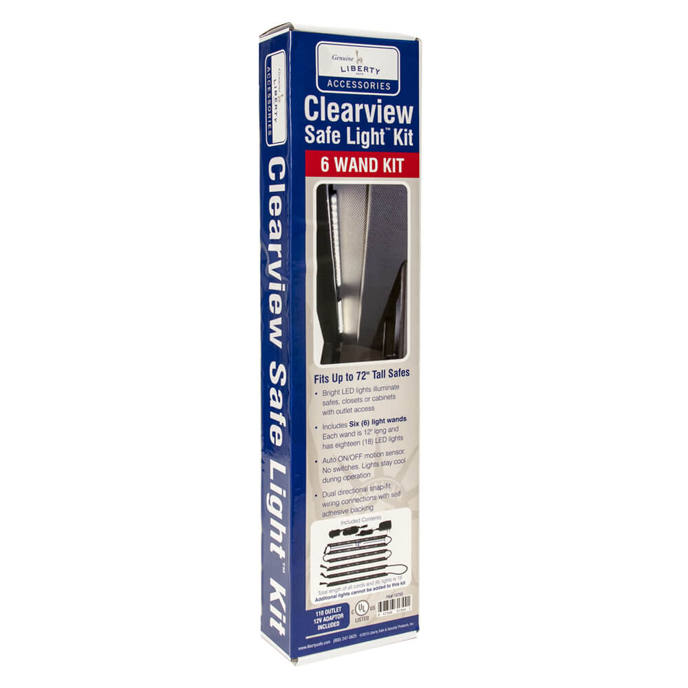Liberty Clearview LED Safe Light Kit Six Wands - Dean Safe 