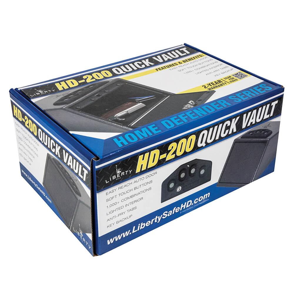 Liberty HD-200 Handgun & Pistol Safe Quick Vault - Dean Safe 