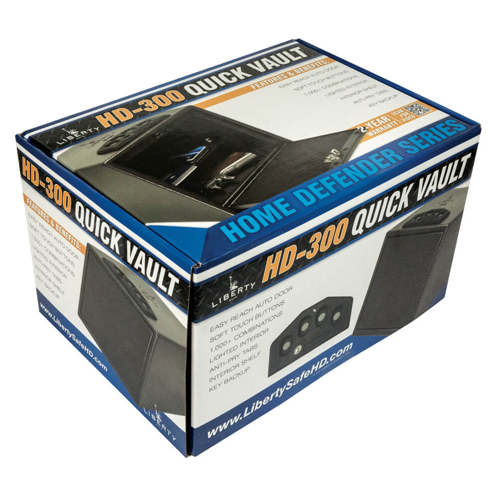 Liberty HD-300 Handgun &amp; Pistol Safe Quick Vault - Dean Safe 