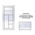 Rhino Basic Gun Safe RBFX6028ECS USA Flag Safe - Dean Safe