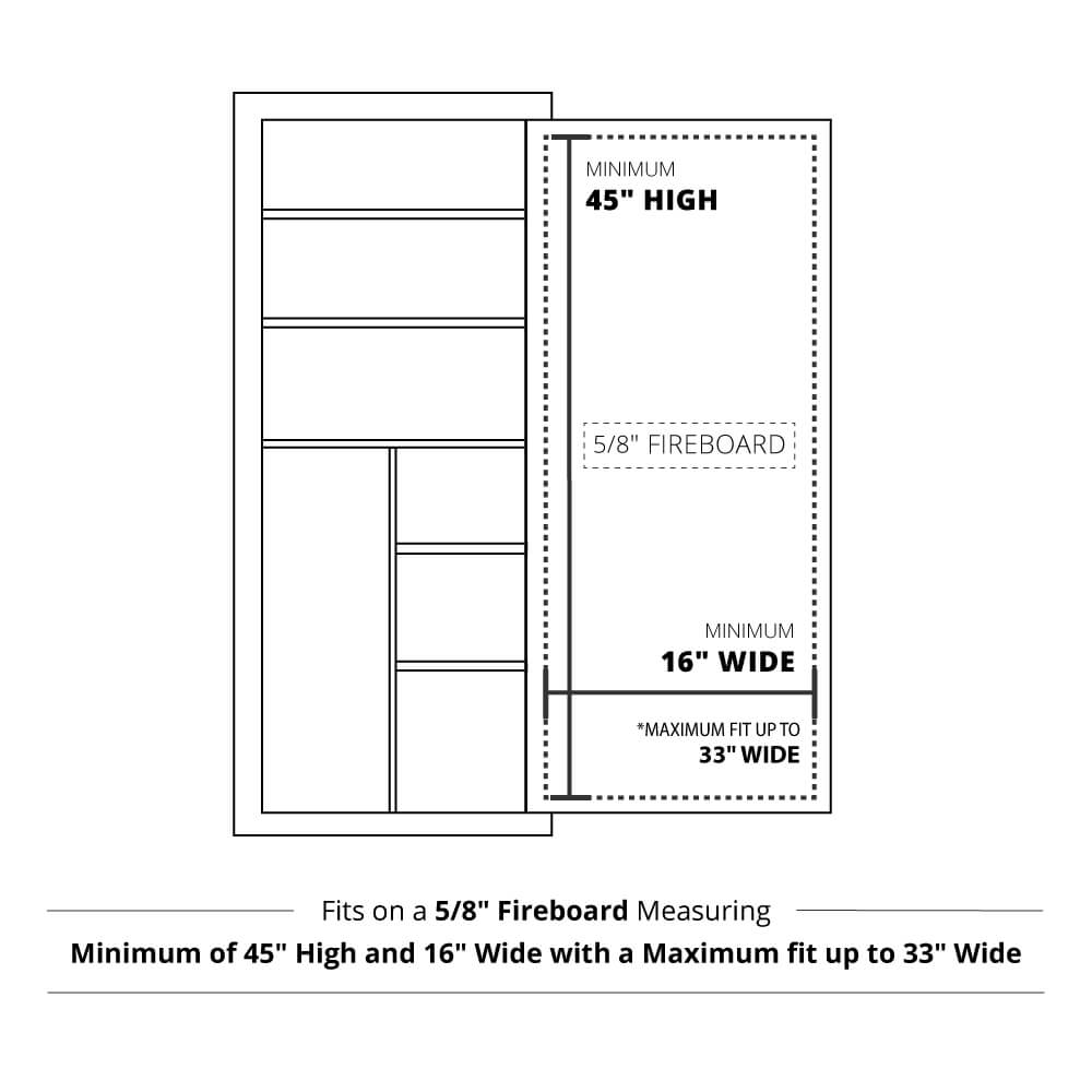 Stealth Small Molle Gun Safe Door Panel Organizer - Dean Safe 