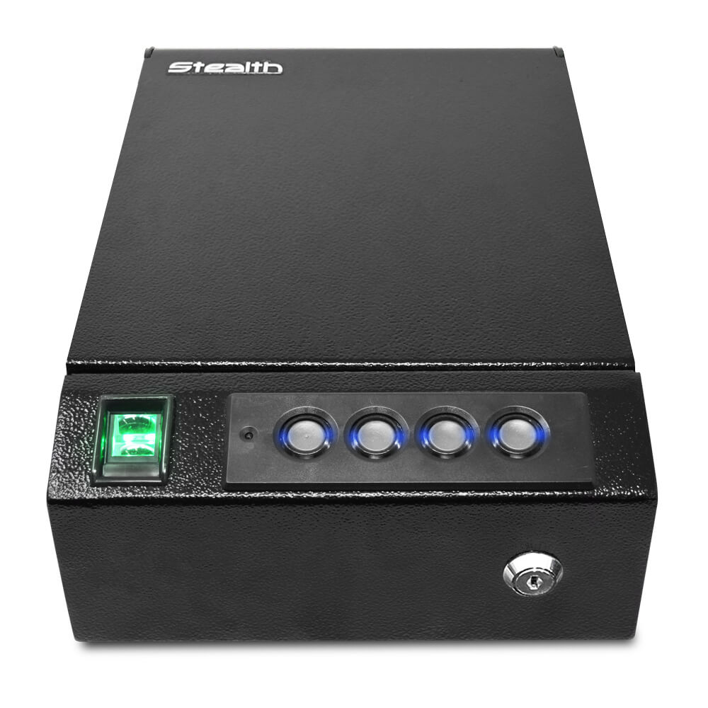 Stealth Top Vault Quick-Access Biometric Pistol Safe TV1