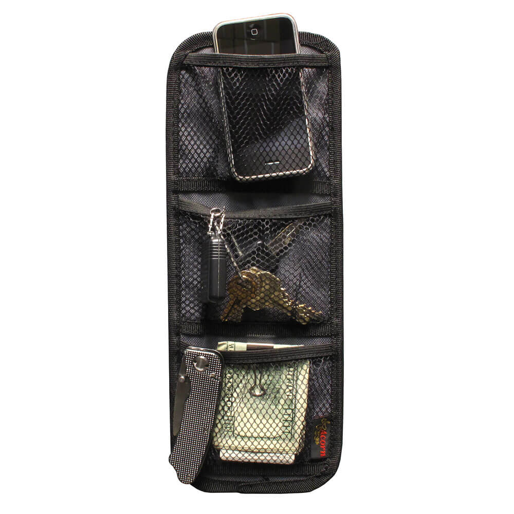 Acorn Three-Pocket Mesh Velcro Pouch for Gun Safes - Dean Safe 