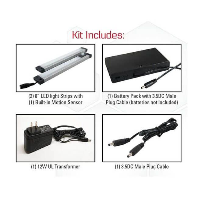 American Security AMSEC LED Light Kit Two 8 Wands