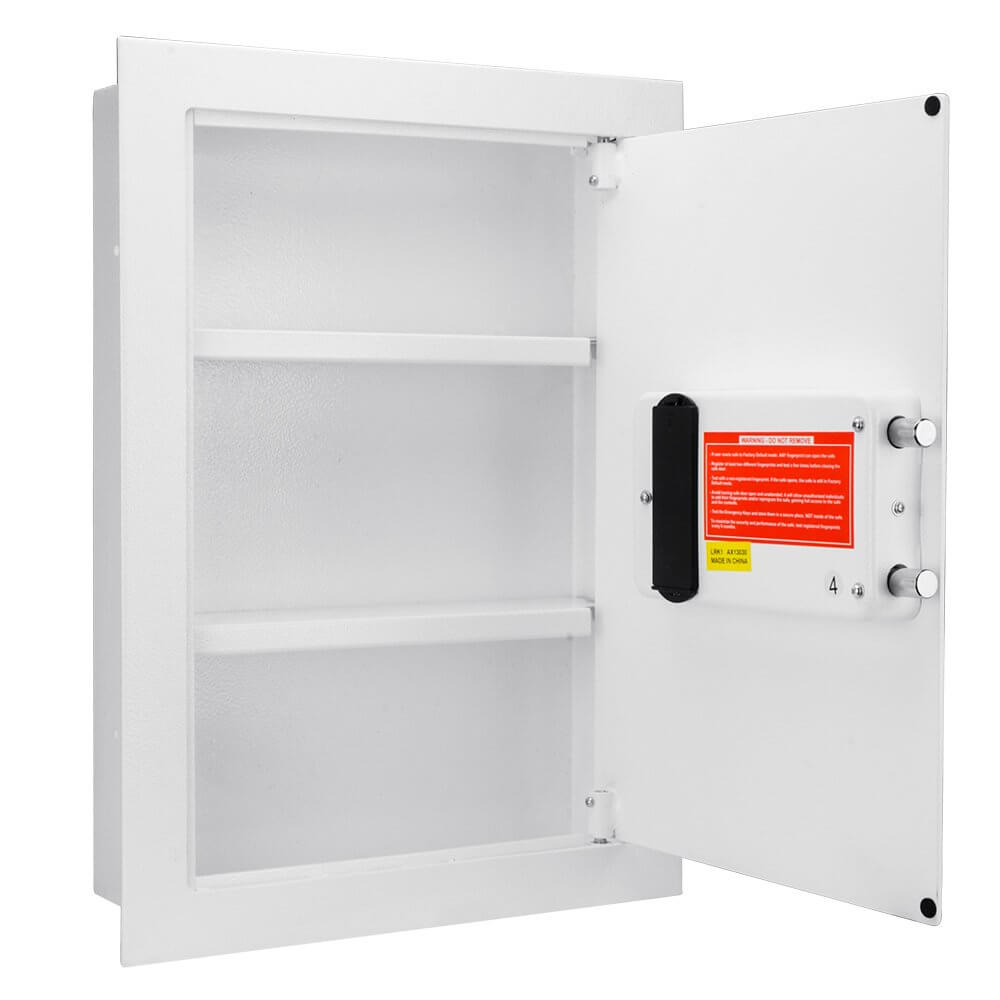 Barska Biometric Wall Safe White AX13030 - Dean Safe 