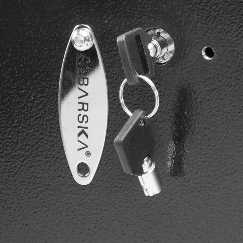 Barska Biometric Wall Safe Left Hand Opening AX13034 - Dean Safe 