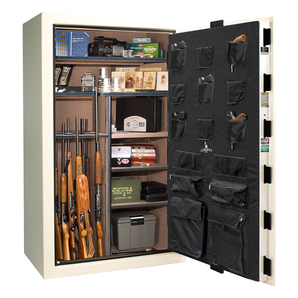 Liberty Colonial 50 Gun Safe CO50 White Promo