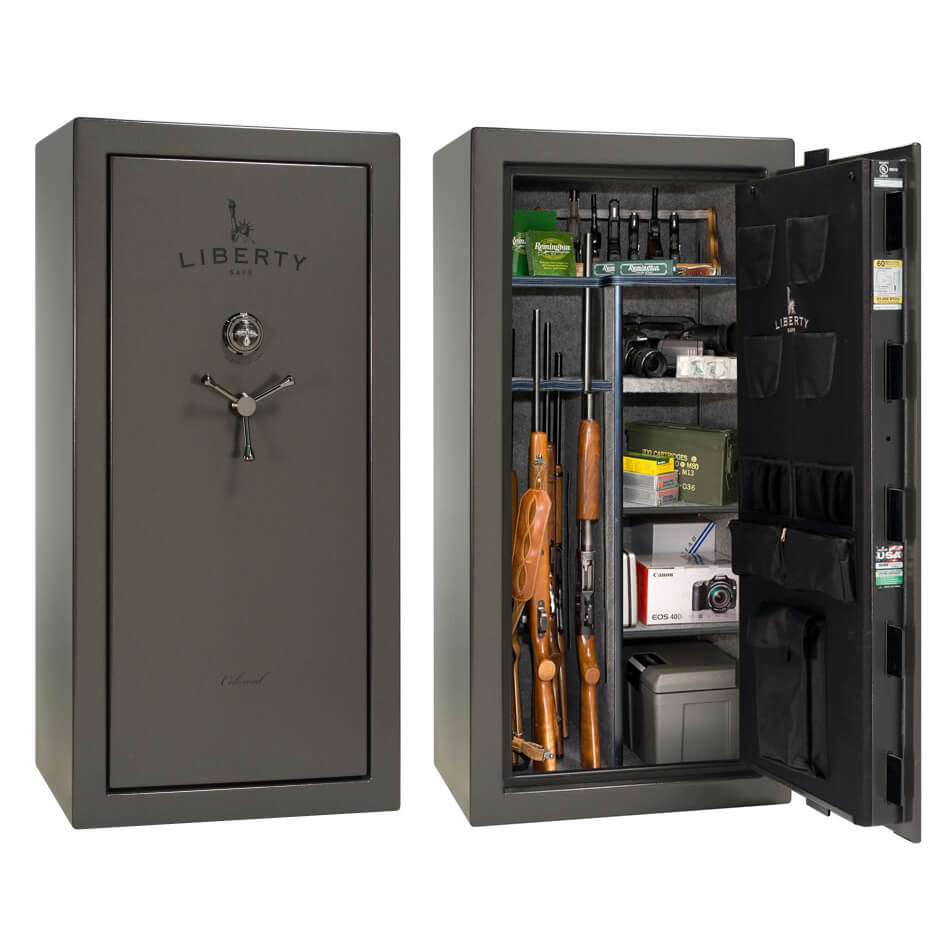 Liberty Gun Safe Colonial 23 CO25, an open rifle safe