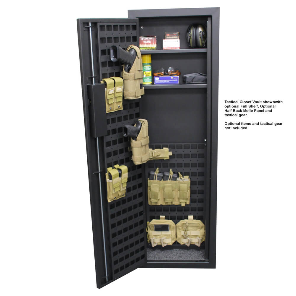 V-Line Tactical Closet Vault Full Shelf 51653-FS FBLK - Dean Safe 